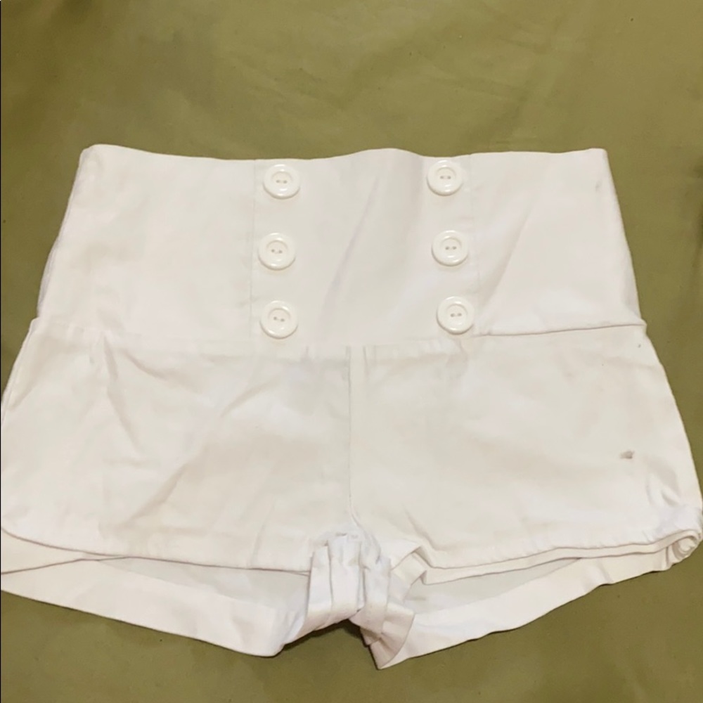 White shorts